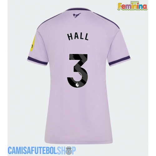 Camisa de time de futebol Newcastle United Lewis Hall #3 Replicas 3º Equipamento Feminina 2026-27 Manga Curta
